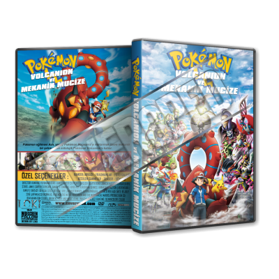 Pokémon Film Volcanion ve Mekanik Mucize - 2016 Türkçe Dvd cover Tasarımı